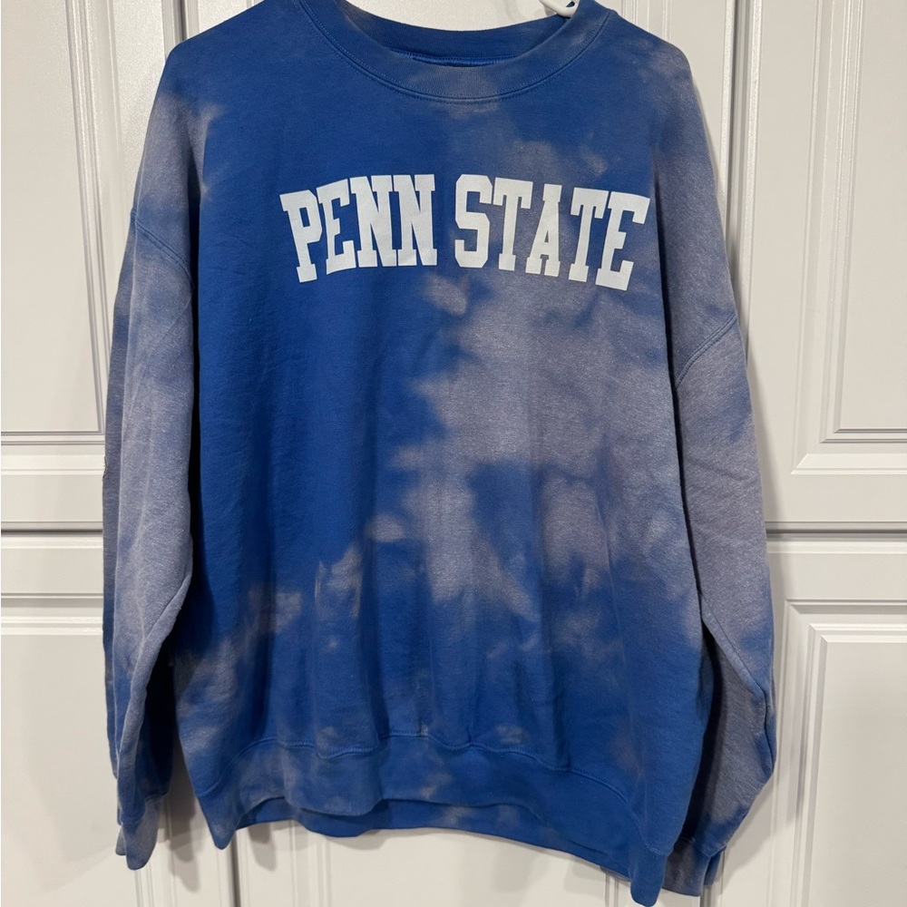 Blue Tie-Dye Penn State Men's Sweater